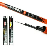FISH-XPRO Festes Rutenset 5m – Canne télescopique – Set pour la perche – Kit de pêche – comprenant 2 cannes
