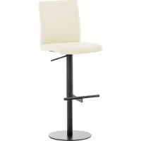 CLP Tabouret de bar Cadiz similicuir noir