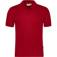 Hakro Organic Regular Fit Polo rouge, Unicolore