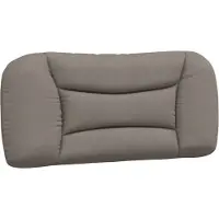vidaXL Coussin de tête de lit "Hvar" Taupe 80 cm Tissu