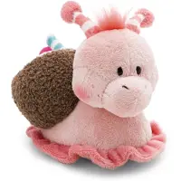 Nici Peluche Escargot Noix de coco rose 15 cm