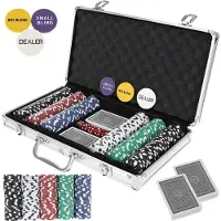 MT MALATEC Poker - lot de 300 jetons en coffret HQ 23528