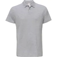 B&C PUI10 | Top Polo Homme - Couleur : Heather Grey - Taille : XL