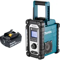Makita DMR 116 F1 Radio de chantier sans fil 14,4 - 18 V AM FM AUX + 1x batterie 3,0 Ah - sans chargeur