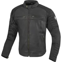 Merlin Blouson en cuir de moto Ridge, noir, S