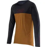 Leatt Mtb Gravity 2.0 Long Sleeve Jersey Marron,Noir L Homme