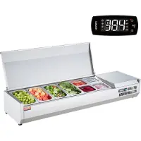 Vevor Saladette Réfrigérée à Poser 155 W