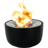 Blomus Foyer à gel Fuoco, lumière de jardin, céramique résistante au gel, extincteur inclus, 18 cm, 65078