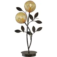 LUCANDE Lampe de Table , Evory, Noir, Salon / séjour, Métal, Florentin