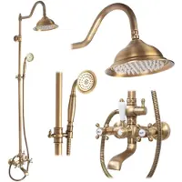 REA Kit De Douche Bergamo Antique Bronze