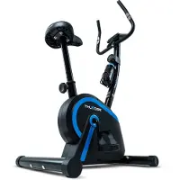 Thunder Vélo d’appartement MICRUS avec résistance magnétique, 8 niveaux de réglage, roue d’inertie 6 kg, capteurs de fréquence cardiaque, jusqu’à 120