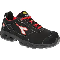 Diadora Chaussures de sécurité Ducati Shark Engine S3S noir/rouge conformes à la norme EN ISO 20345:2022 S3S ESD FO SR noir Taille 44