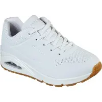 SKECHERS Baskets Street UNO STAND ON AIR WIDE FIT pour femme, blanc, pointure : 37 EU