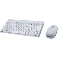 Perixx PERIDUO-712WDE Radio Keyboard and mouse set German, QWERTZ White