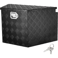 Vevor Boîte à Outils pour Remorque 990×305×419 mm Coffre de Timon ou Flèche de Remorque en Alliage d'Aluminium Robuste Caisse à Outils avec Serrure et Clé Résistance aux Intempéries pour Déplacement