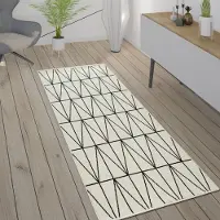 Paco Home Tapis d'extérieur Scandinave résistant aux intempéries Moderne & facile d'entretien pour l'intérieur & l'extérieur Taille 80x150 cm