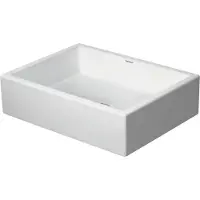 Duravit Vasque à poser VERO AIR o HLB 50x38cm fermé o trou de robinet blanc (380 mm, 500 mm)