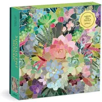 Galison Puzzle Mosaïque de plantes grasses 500 pièces