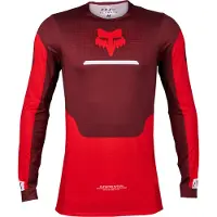 Fox Racing Mx Flexair Optical Long Sleeve Jersey Rouge L Homme