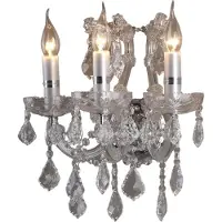 Clayre & Eef Applique 35x21x40 cm Transparent Fer