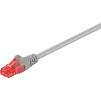 Goobay CAT 6 Patch Cable, U/UTP, gris, 7.5 m