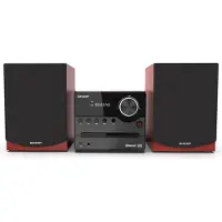 Sharp Xl-b512(br) 45w Micro Hi-fi Noir One Size / EU Plug 220V