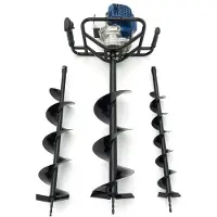 HBM Tarière avec moteur à essence 51,2 cm3