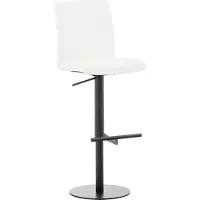 CLP Tabouret de bar Cadiz similicuir noir