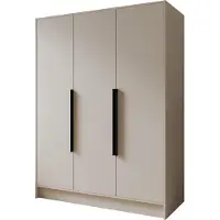 MargaretHadas24 Armoire Goya I 150 cm (cachemire, poignées noires)