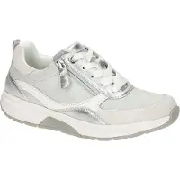 Gabor Baskets basses gris clair / argent / blanc