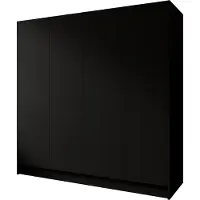 MargaretHadas24 Armoire Goya 200 cm (noir)