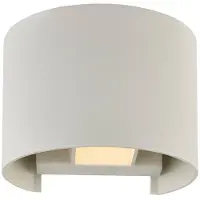 Arcchio Applique Murale , Zuzana, dimmable, Blanc, Salon / séjour, Aluminium, Moderne
