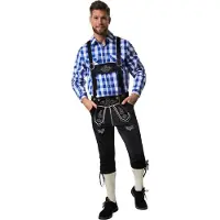 TecTake Lederhose Fichtelgebirge XL - déguisement costume halloween déguisement carnaval déguisement carnaval déguisement carnaval - 302843