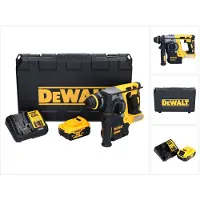 DeWalt DCH 273 P1 Marteau combiné sans fil 18 V 2,1 J SDS Plus Brushless + 1x batterie 5,0 Ah + chargeur + coffret