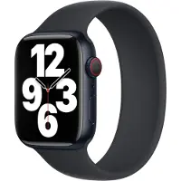 Apple Bracelet solo en silicone pour Watch | 38/40/41/42 mm - Taille 6 - Midnight
