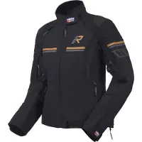 Rukka Armatou-R Black Brown Waterproof Ladies Motorcycle Textile Jacket Taille 36