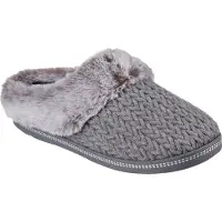 SKECHERS Cozy Campfire - Cozy Times - Gris Polyester Taille : 37 Normal
