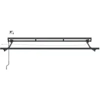 vidaXL Store électrique rétractable, anthracite, 3,5 x 2,5 m