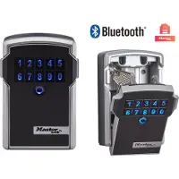 Masterlock 5441EURD - Boite À Clés Sécurisée Connectée - Bluetooth - Fixation Murale