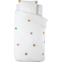 Atmosphera Housse De Couette Coton Blanc 90x190cm