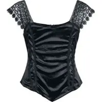 Sinister Top Gothic de - Top De Style Gothique - XS - XXL - pour Femme - noir - Taille XL