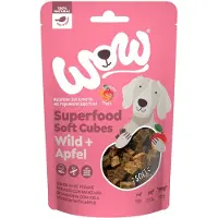 WOW! WOW ! Cubes mous - Gibier & Pomme - 150 g