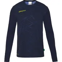 Uhlsport Prediction Long Sleeve T-shirt Bleu 11-12 Years Enfants