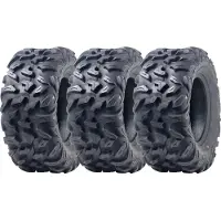 Parnells 25x10.00R12 ATV Tyre 255/65R12 OBOR Vulture 6ply Road Legal 67J 307kg (Set of 3)