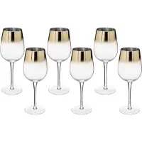 Excellent houseware PRECIOSA verres à vin, 380 ml, 6 pcs