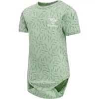 Hummel Barboteuse / body bleu / vert