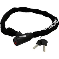 Fischer Fahrrad FISCHER 50463 Antivol à chaîne pour vélo FISCHER néoprène, avec clé