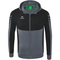 Erima Veste de sport gris foncé / noir
