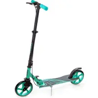 Raven Trottinette Anabel Black/Mint 200 mm avec frein à main, sonnette et porte-boisson