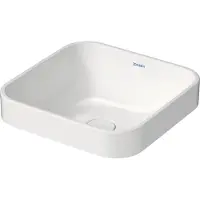 Duravit Vasque à poser 40 x 40 cm Happy D.2 Plus blanc 2359400000 (400 mm, 400 mm)